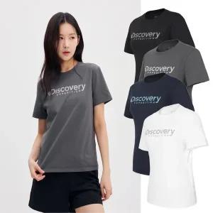 갤러리아 디스커버리 여성 모레인 빅로고 반팔티셔츠 DWRS62053