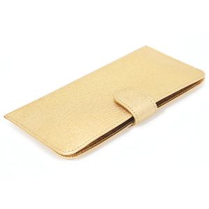 스코안 골드가죽 금색 황금색 베루 카드 슬림 장지갑 1049