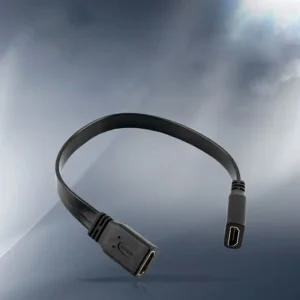 Coms HDMI 젠더 연결 FF FLAT 케이블 타입 30cm (WFHRK69)