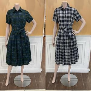BCBG M백화점 로버 체크원피스  B4C7O609