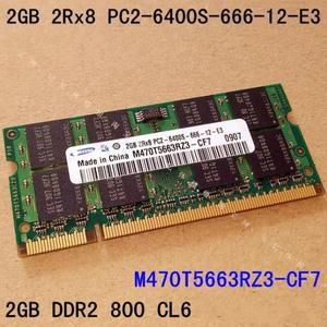 삼성 M470T5267AZ3-CF7 오리지널 메모리, DDR2 800, 4GB, 2Rx8 SOD
