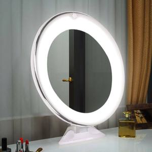 돋보기 화장대 화장 거울 LED 조명 10배 확대 메이크업 미러 (CA1246)