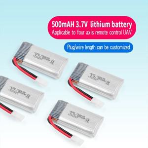 3.7V 160mAh 250mAh 300mAh RC Palne 원격 제어 FX620 F22 SU57 Mige530 비행기 용 충전식 리포 배터리