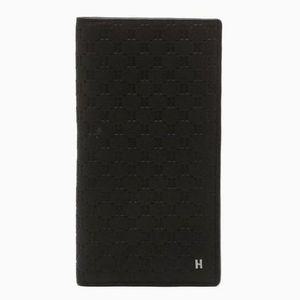 [NS홈쇼핑][헤지스ACC] HJWA5F822BK [KINGTON]블랙 로고패턴 소가죽 장지갑[35274961]
