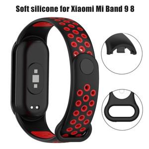 Xiaomi Mi Band 9 용 실리콘 스트랩 8/8 NFC 스포츠 팔찌 액세서리 교체 correa