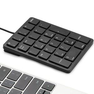 노트북용 레비니 유선 숫자 키패드 - 26키 USB 패드, 데스크톱 컴퓨터 PC용 미니 슬림 외장 매직포스 회계 키패드, Surface Pro 노트북