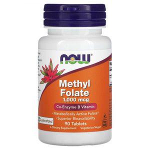 나우푸드 활성형 엽산 Methyl Folate 1000mcg 90정