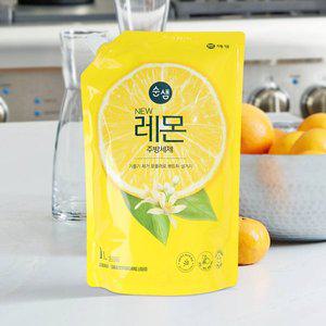 순샘 레몬 주방세제 1L 리필 X 9개 1BOX 레몬향 기름기 제거