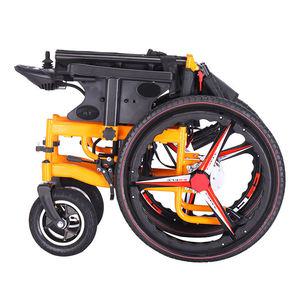 DRH 편안한 접이식 전동휠체어 튼튼한 노인 노약자 장애인 전기 휠체어