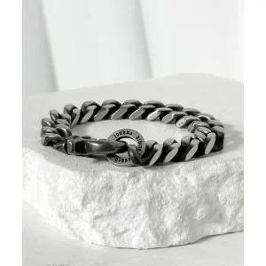 BLESSED BULLET ss-블랙라인 볼드 체인 팔찌블랙실버6mm/8mm/11mm/10mm/13mm 113876