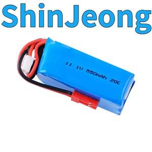 품질보증 HJ 3S 11.1V 500MAH 20C 리포 배터리 JST / T /XT30 커넥터, 미니 SU27 고정 날개 RC 자동차 장난
