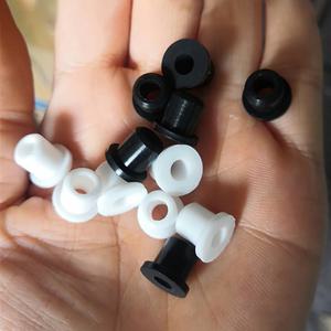 고무부싱 10pcs 블랙화이트 실리콘 고무 그로밋 구멍 플매트 카펫 러그 5mm 24mm 와이어 케이블 그로멧 가