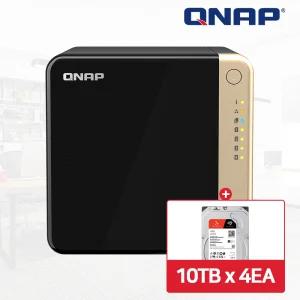 QNAP TS-464-4G-KR NAS 4베이 아이언울프 40TB [10TBx4] HDD 포함