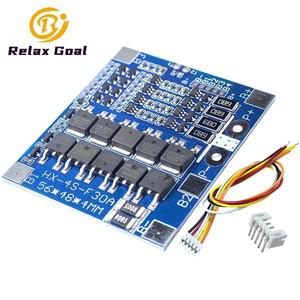 4S 14.8V 30A 리튬 이온 18650 리튬 배터리 BMS 팩 PCB 보호 보드 균형 잡힌 12.8V 리튬 철 인산염 HX-4S-F