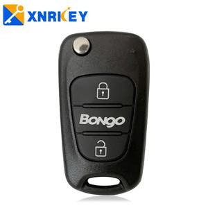 XNRKEY 3 버튼 플립 원격 자동차 키 쉘 현대 기아 봉고 케이스 TOY40 블레이드