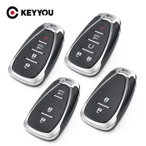 키레스척 KEYYOU 키리스 고 원격 차량용 키 쉘 포브 케이스 쉐보레 카마로 이쿼녹스 크루즈 말리부 스파크