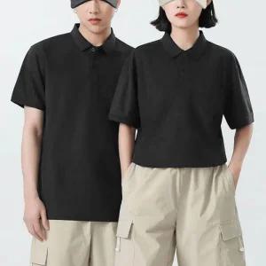 [오노마] ONM 남녀공용 카라 반팔티셔츠 심플 무지 여유핏 레이