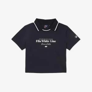 [휠라](광주신세계)[FILA] 테니스 라이프 뉴크롭 카라티셔츠 (FS2TSF2362F_INA)