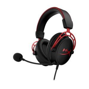 HyperX 클라우드 알파 - 게이밍 헤드셋, 듀얼 챔버 드라이버, 전설적인 편안함, 알루미늄 프레임, 분리형 마이크, PC, PS4, PS5, Xbox One/ 시리즈 X|S, 닌텐도 스위치 및 모바일에서 작동 빨간색
