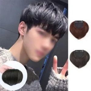 부분가발 남스타일자 정수리 가발 붙임머리