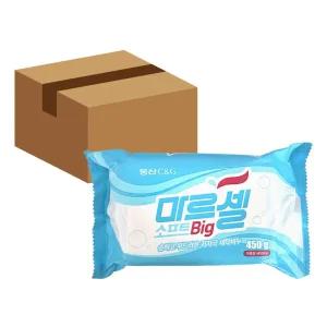 크리오 마르셀 소프트 빅 저자극 세탁 빨래 비누 450g 24개