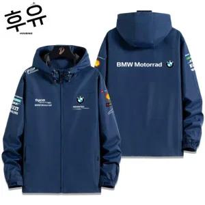 BMW 오토바이 바이크 점퍼 자켓 후드 레이싱자켓 잠바