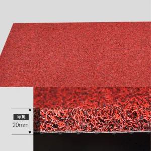 아파트현관 미끄럼방지 롤매트 블랙레드 120x100cm 체육관 롤카페트 상가 바닥보호