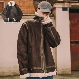 가죽 겨울 클래식 무스탕 부드러운 스타일