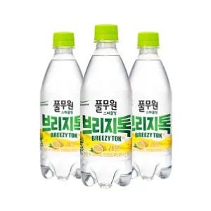 [할리스] 풀무원 탄산수 스파클링브리지톡 (레몬+샤인머스켓)500mL X 40(각20병)