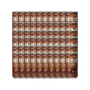 [롯데칠성음료] 레쓰비 모카라떼 캔커피 175ml x 60캔/커피음료