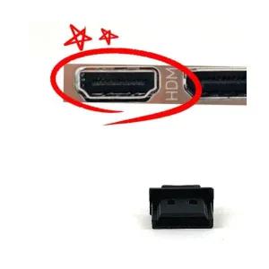 PC 노트북 HDMI 단자 커버 마개 뚜껑 덮개 먼지 이물질 차단 TV 셋톱박스 데스크탑 캡