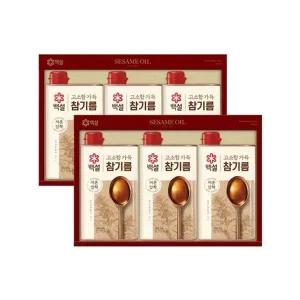 [CJ제일제당]백설 고소함가득참기름 1호 x2개 선물세트