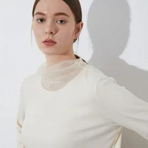 [올리비아로렌]올리비아 로렌 sh06 넥 오간자 티셔츠 VOBAL4S1111 (30235197)