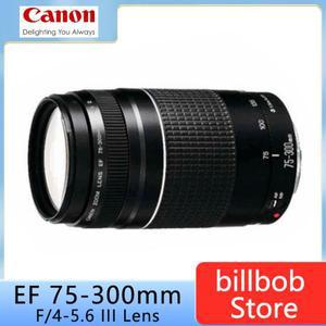 캐논 호환호환 75-300 렌즈, EF F/4-5.6 III 망원 550D 600D 1300D 80D T6 T3i T5i 용