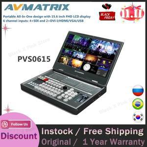 Avmatrix 라이브 스튜디오 스트리머용 멀티 포맷 비디오 스위처, PVS0615, PVS0403U