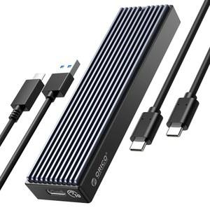 [미국배송] ORICO M.2 NVME SSD 인클로저 USB 3.1 2세대(10GBPS) PCIE 외장 어댑터 케이스 최대 8TB UASP 지원 - M2PV의 2230/2242/2260/2280 SSD용