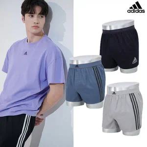 아디다스 이월 퍼포먼스 베이직 남성 면 트렁크 3종세트 택일
