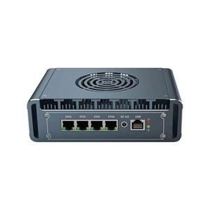 마이크로 방화벽 어플라이언스, i226-V 2.5Gbe LAN 포트 4개, 팬리스 미니 PC 셀러론 N5105 쿼드 코어, DDR4 1*M.2 지원 AES-NI 베어본 라우터 VPN, HDMI DP USB3.0 RAM (DDR4) SSD(M.2 NvmE) (RAM 없음 SSD)