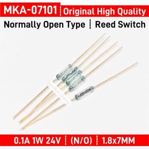 11050PCS 기존 MKA-07101 마그네틱 제어 리드 스위치 평상시 열림 7MM 0.1A 24V 접촉 유도 센서