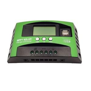 과전류보호12V 자동 MPPT 태양광 충전 컨트롤러 30A 100A 부하 타이밍 스위치 전지판 PV 레귤레이터 LCD 디