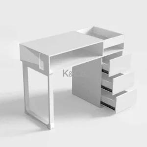 네일 시술대 네일아트 테이블 뷰티 시술 작업대 100x40x78