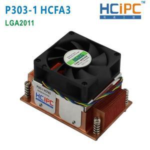 HCIPC P303-1-2 HCFA3 LGA2011 CPU 히트 싱크, 직사각형 LGA2011 구리 CPU 쿨러, 서버 쿨러, 2U/3U/4U/5U C