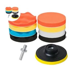 (제스트)광택패드 전동드릴 80mm 11PCS세트 세트 패드 용품 기