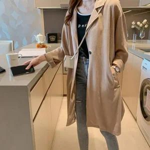[오노마] ONM 여성 재킷 기본 무지 린넨자켓