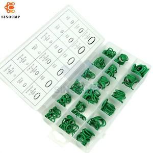 270피스 고무 씰 가스켓 와셔 O 링 구색 세트 키트 편리한 재밀봉 가능 플라스틱 케이스 CP-P0160