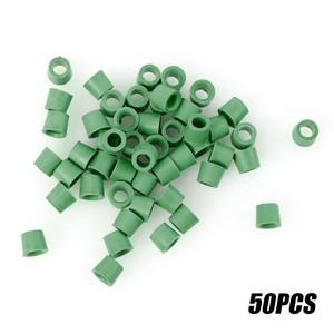 50피스배치 AC 14 인치 충전 호스 매니 폴드 수리 씰 O-링 교체 고무 가스켓 녹색 저항.