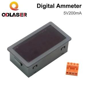 QDLASER 200mA LED 디지털 전류계 전압 측정기 볼트 검출기 테스터 모니터 패널 5V Co2 레이저 기계 전원