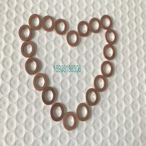 솔리드 구리 와셔 도장 플랫 링 가스켓 오일 피팅 10mm x 1.4mm 팩당 20 개
