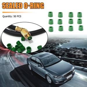 50100 AC 14 인치 충전 호스 매니폴드 수리 고무 씰링 O-링 교체 HVAC 가스켓 녹색