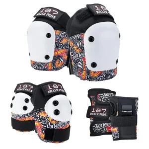 187 킬러패드 스케이트 보드 아대 6팩 세트 L-XL 핫휠 536587